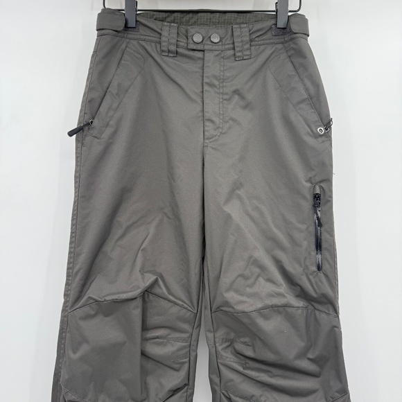 Rei Pants Boy Medium Gray Snow Insulated Fleeced Lined Waterproof Outdoor - Picture 2 of 16